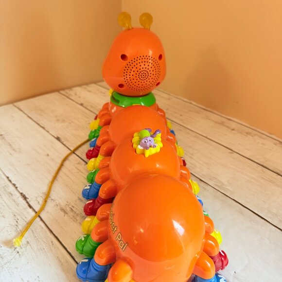 Leap Frog Alphabet Pal 2001 Orange Caterpillar Musical Sound Lights RARE - Picture 4 of 6